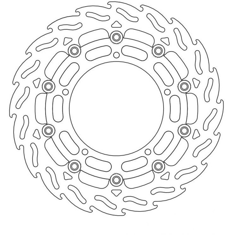 MM112042SB フレイム ステンローター Φ300 インナーBLK 1個 MOTO MASTER(モト マスター) 【通販モノタロウ】