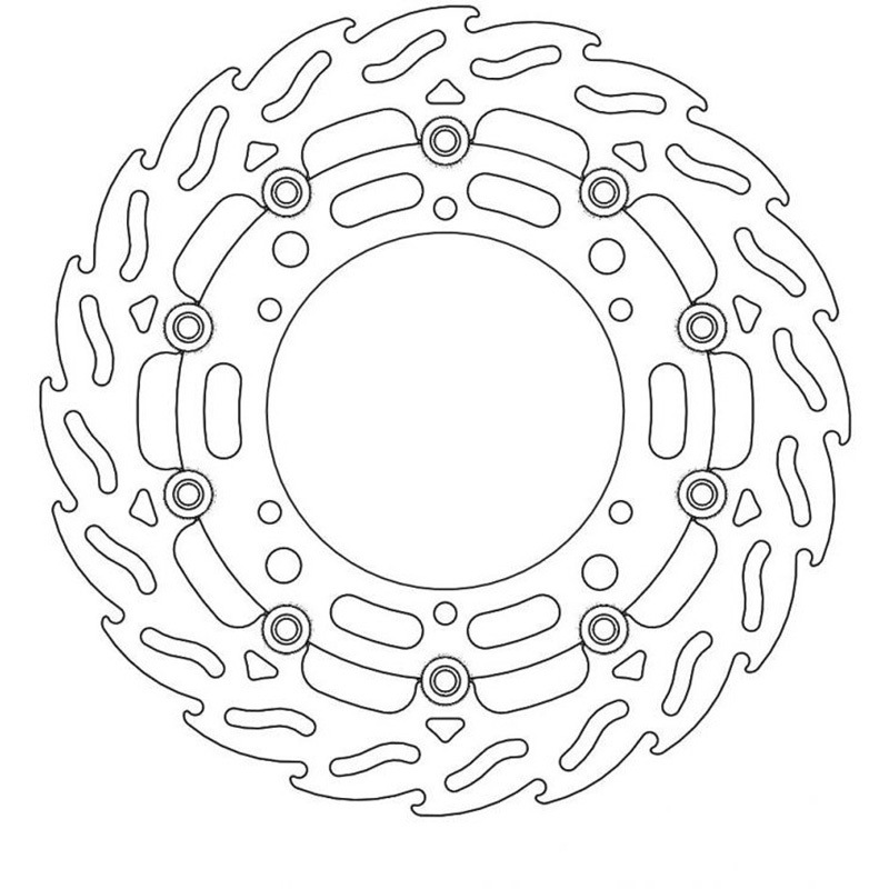 MM112032SB フレイム ステンローター Φ300 インナーBLK 1個 MOTO MASTER(モト マスター) 【通販モノタロウ】