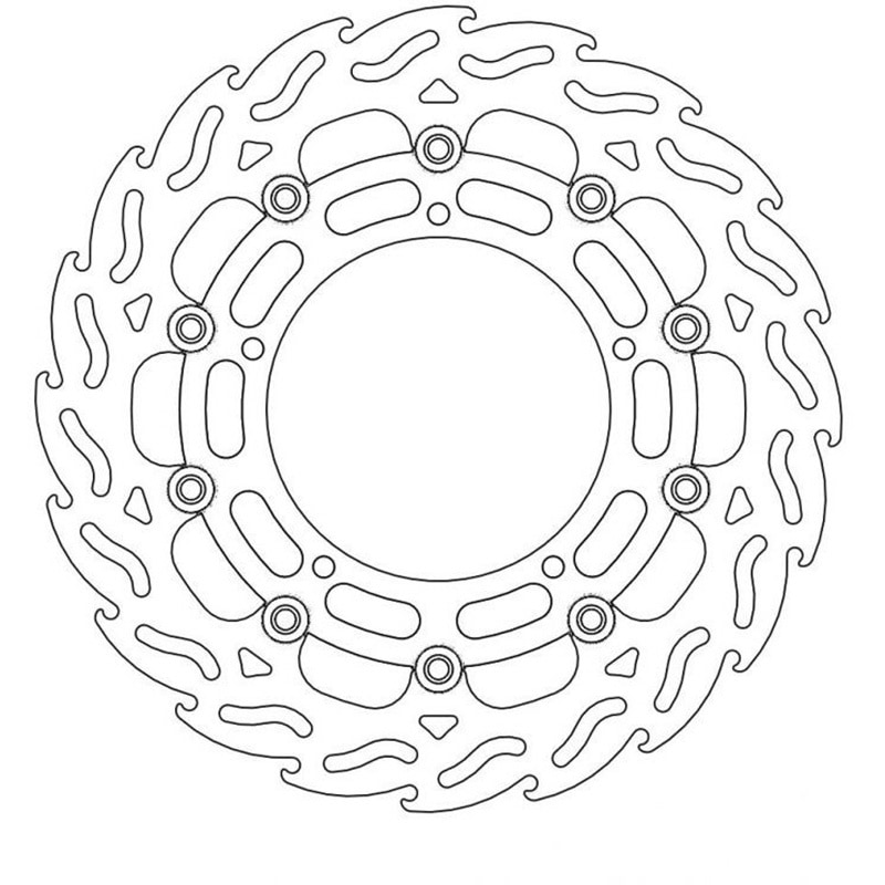 MM112045SB フレイム ステンローター Φ310 インナーBLK 1個 MOTO MASTER(モト マスター) 【通販モノタロウ】