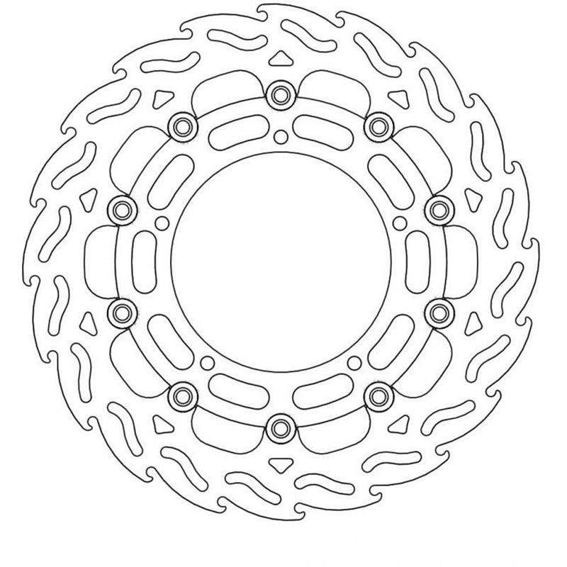MM112046SB フレイム ステンローター Φ310 インナーBLK 1個 MOTO MASTER(モト マスター) 【通販モノタロウ】
