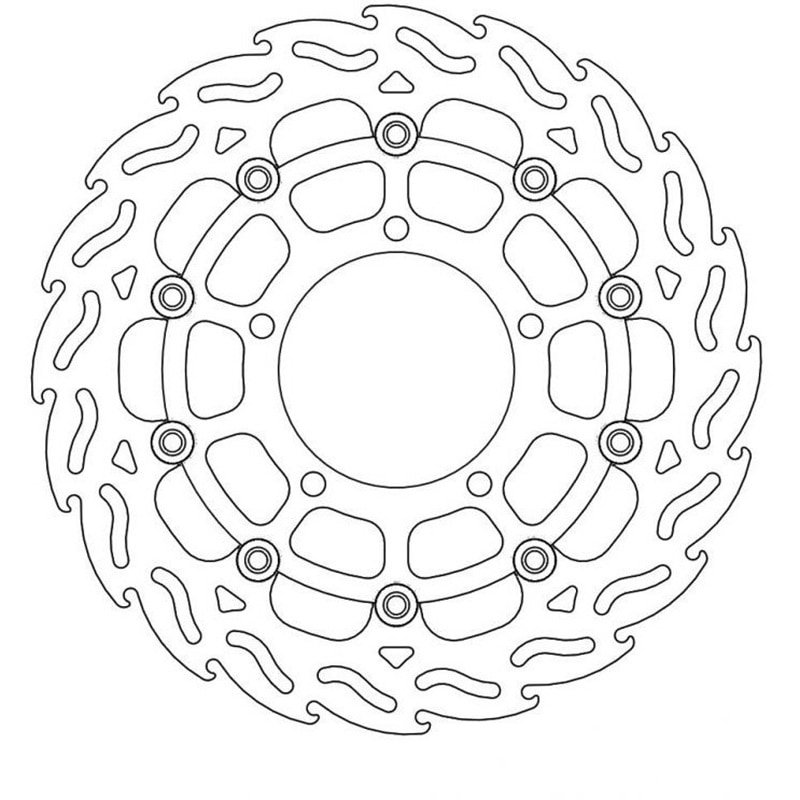 MM112051SB フレイム ステンローター Φ310 インナーBLK 1個 MOTO MASTER(モト マスター) 【通販モノタロウ】