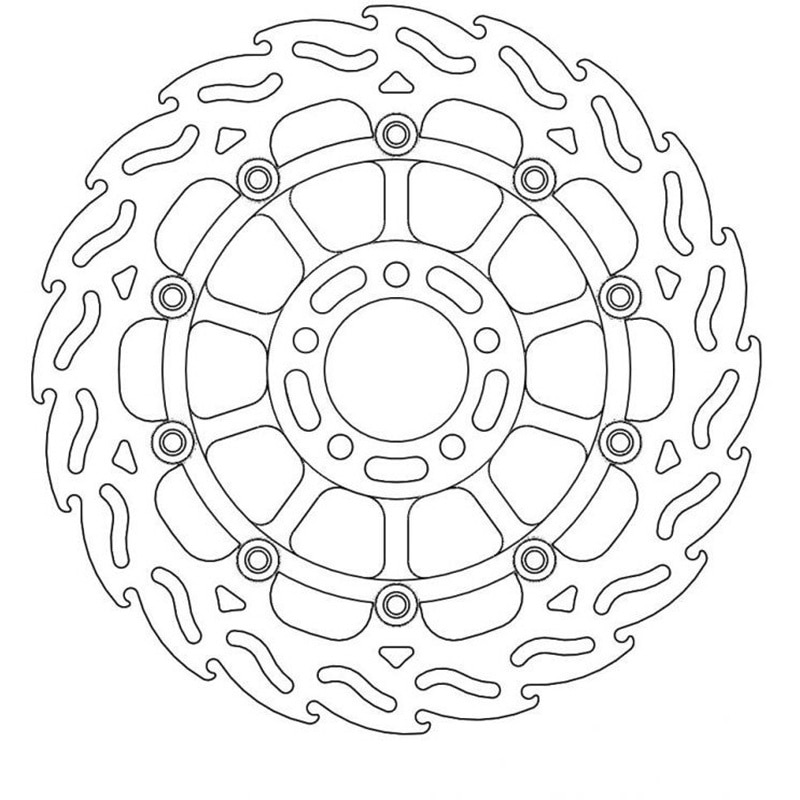 MM113032SB フレイム ステンローター Φ310 インナーBLK 1個 MOTO MASTER(モト マスター) 【通販モノタロウ】 26,637円