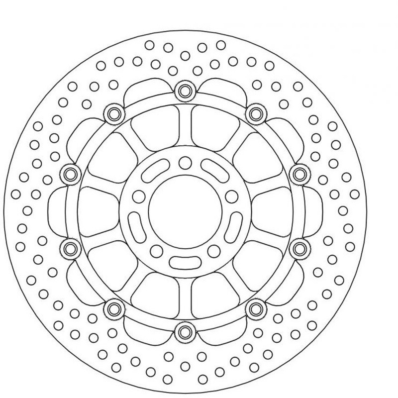 113117 ヘイロー ステンローター Φ300 1個 MOTO MASTER(モト マスター) 【通販モノタロウ】