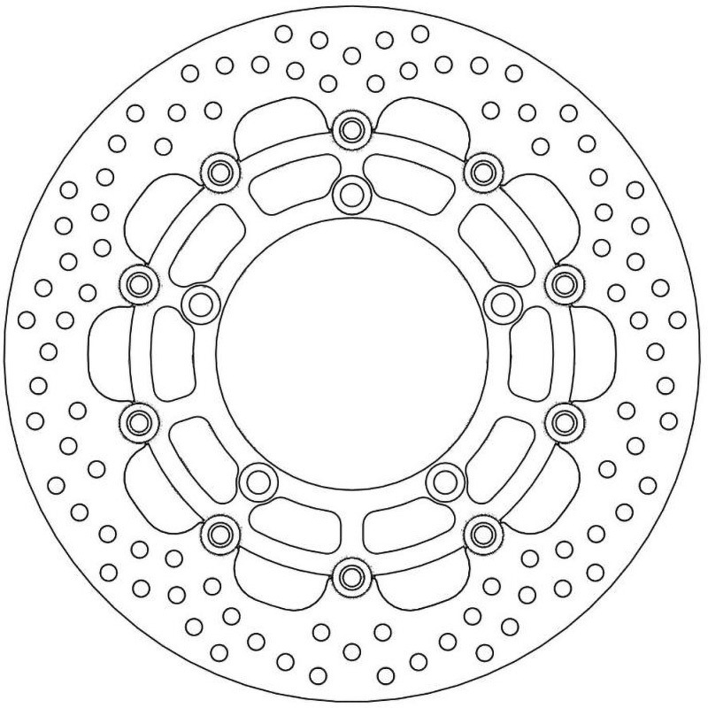 112128 ヘイロー ステンローター Φ310 1個 MOTO MASTER(モト マスター) 【通販モノタロウ】