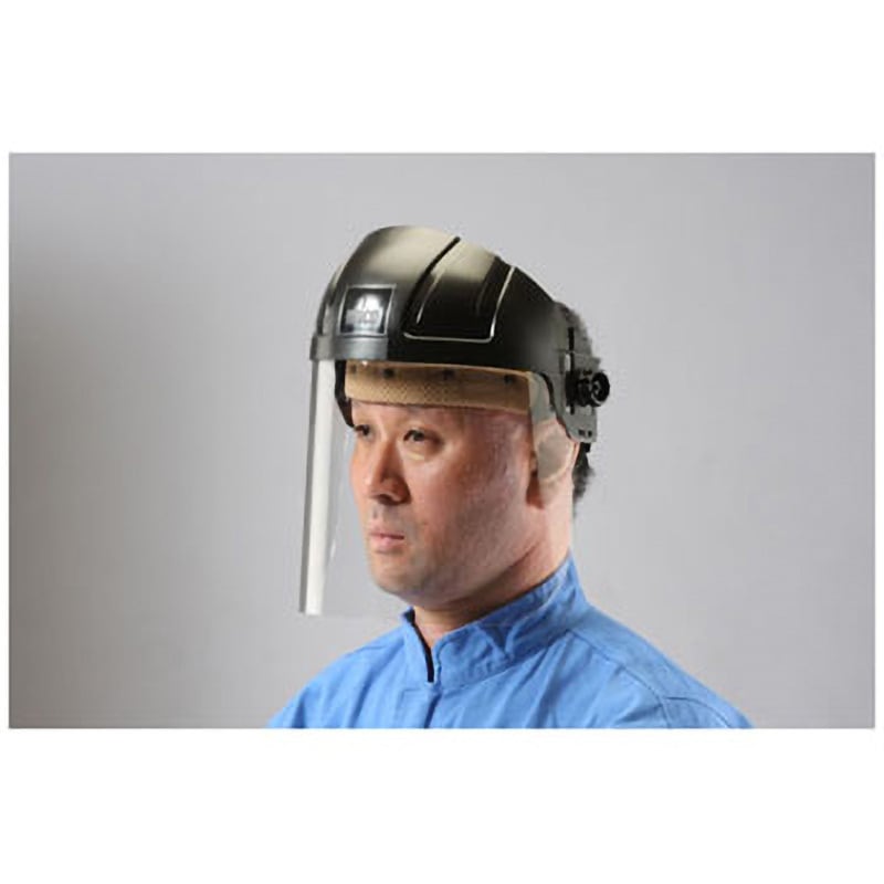 EA800P フェイスプロテクター[クリヤー] エスコ かぶり型防災面