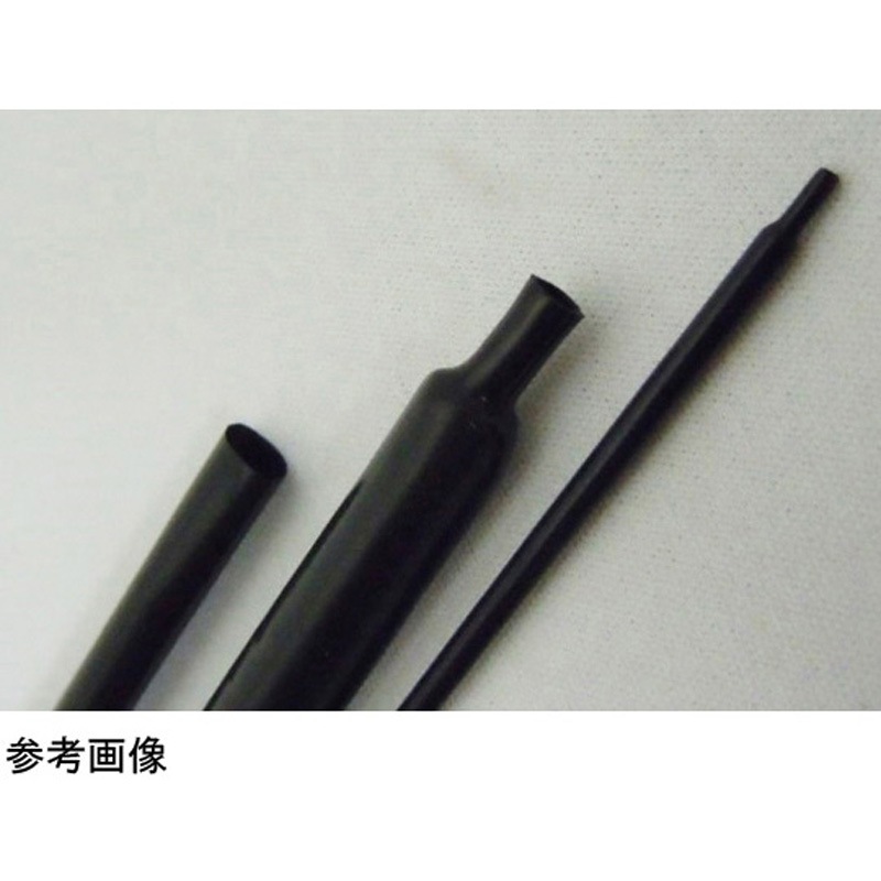HC150-3.2B-10 150℃超耐熱 熱収縮チューブ 黒【HC150】10m 10m巻×5袋入 HC150シリーズ 1ケース(5袋×1巻) デンカエレクトロン 【通販モノタロウ】