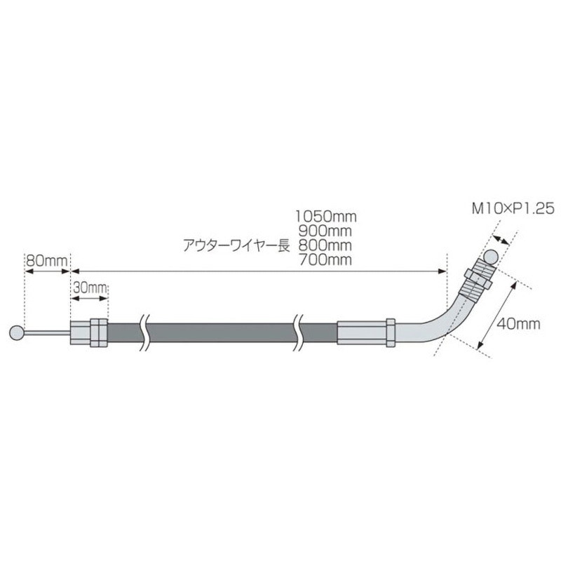 Kさま専用 ACTIVE アクティブ 1060156 TMR用 スロットルワイヤー(ステン