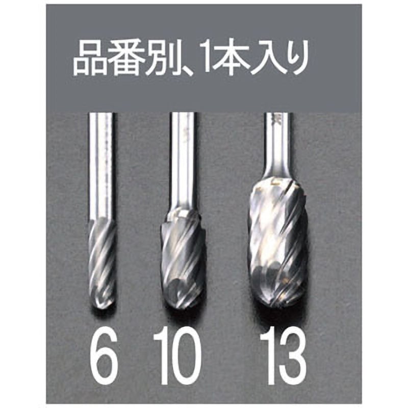 EA819JZ-10 10x19mm[6mm軸]超硬カッター[アルミ用] 1個 エスコ 【通販モノタロウ】 4,855円