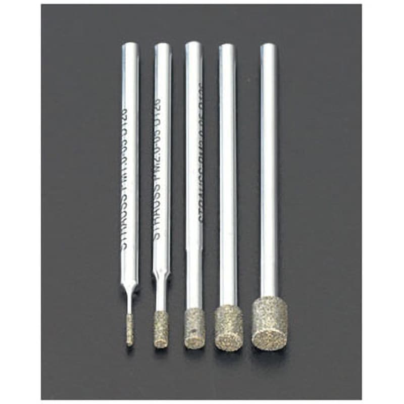 EA819SY-31 3mm軸 ダイヤモンド ロータリーバー エスコ 1セット(5本) EA819SY-31