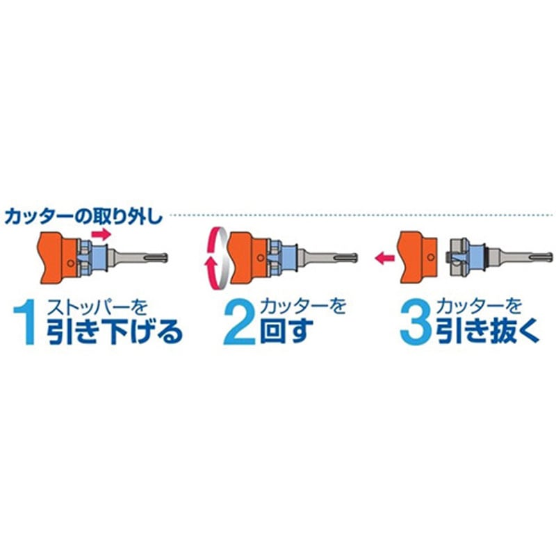 振動用コアドリル 100 100mm 振動用コアドリル SDS EA820AA-100 エスコ ESCO エスコ ESCO