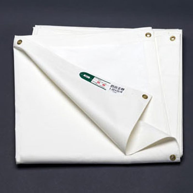 EA911YB-2 2.7x3.6m 防炎養生シート エスコ 折りたたみタイプ