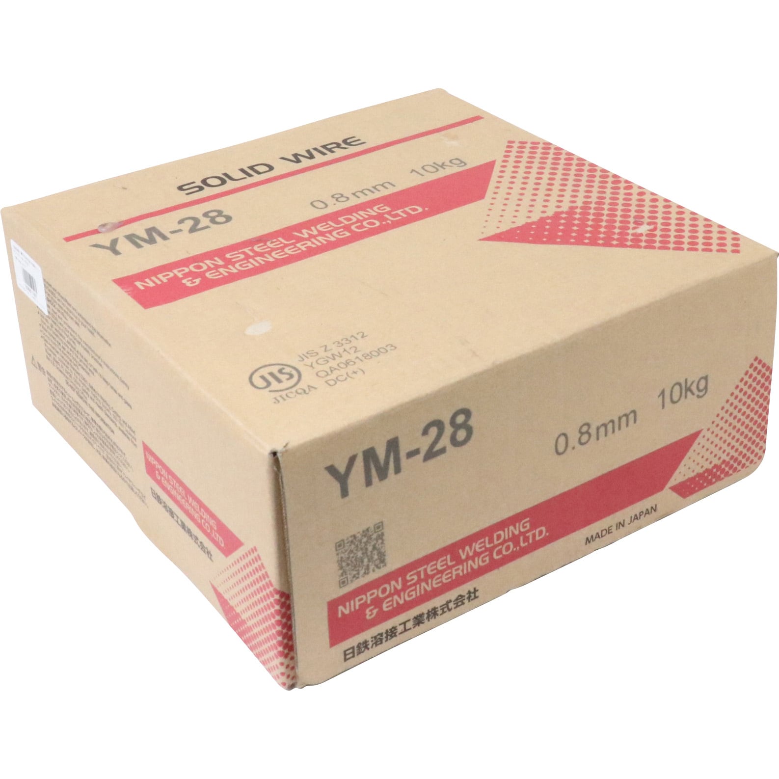 YM-28 軟鋼用ソリッドワイヤー 日鉄溶接工業(旧日鉄住金) ワイヤー径0.8mm 1箱(10kg) YM-28 - 【通販モノタロウ】