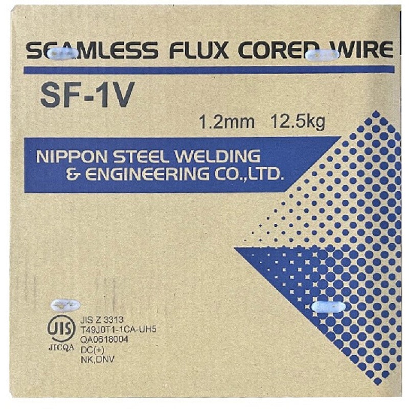 SF-1V (Φ1.2*12.5) フラックス入りワイヤSF-1V 日鉄溶接工業(旧日鉄住金) ワイヤー径1.2mm 1箱(12.5kg) -  【通販モノタロウ】