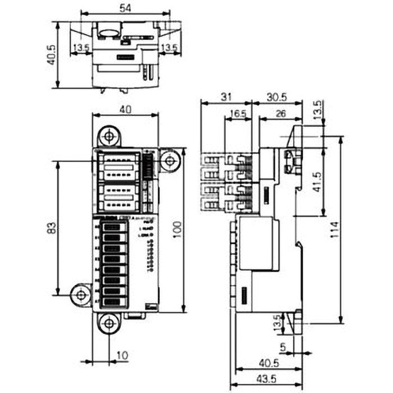 AJ65VBTCE3-8D センサコネクタタイプ e-CONタイプ 入力ユニット AJ65VBTCEシリーズ 1個 三菱電機 【通販モノタロウ】