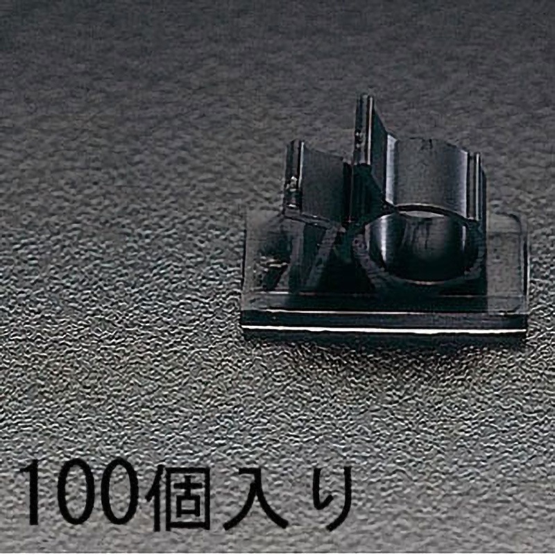 EA947FA-10 7.9-10.3mm自在ケーブルクランプ エスコ 1セット(100個) EA947FA-10