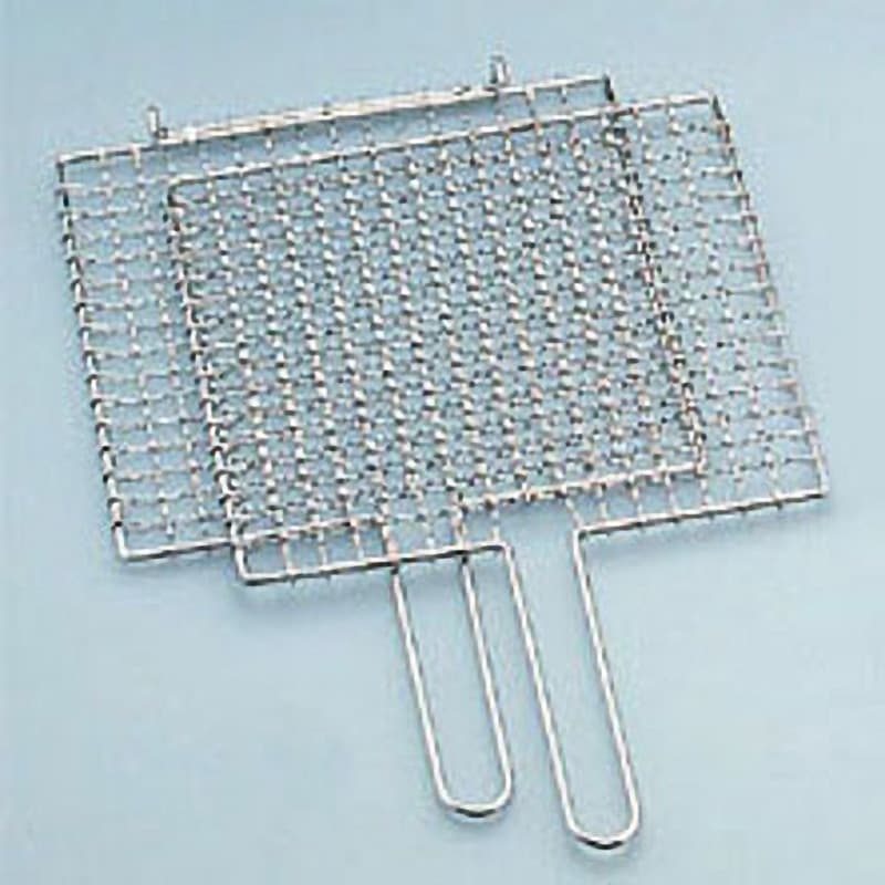 シングルハンドル 合わせ焼アミ クロームメッキ 1個 EBM(江部松商事) 【通販モノタロウ】