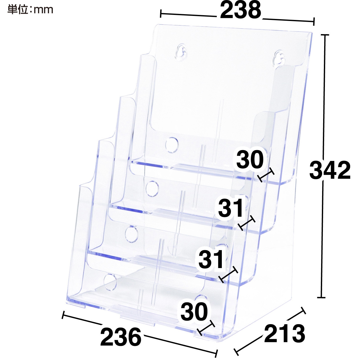 32-8766 カタログホルダー ササガワ サイズA4 32-8766 - 【通販
