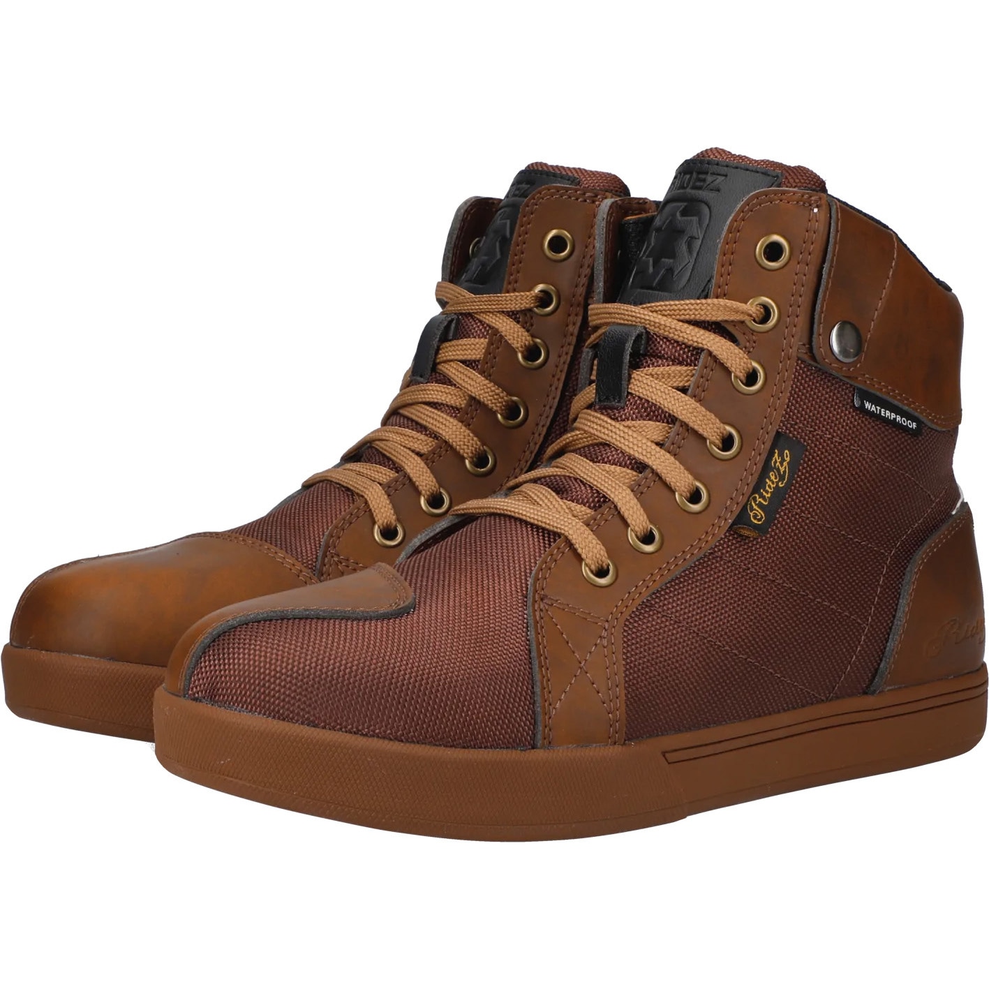 MOTO-AW-BR-25.0cm MOTO-AW-Br 防水ライディングシューズ RIDEZ(ライズ 