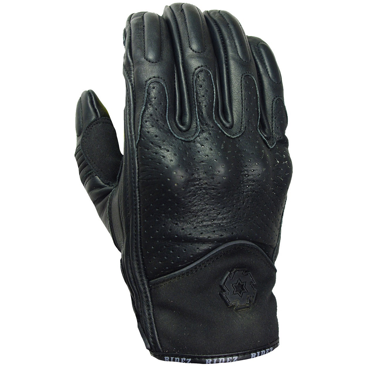 RLG262-XS バイク用 NEUTRINO レザーグローブ ブラック RIDEZ(ライズ) 色Black サイズXS 1個 RLG262-XS