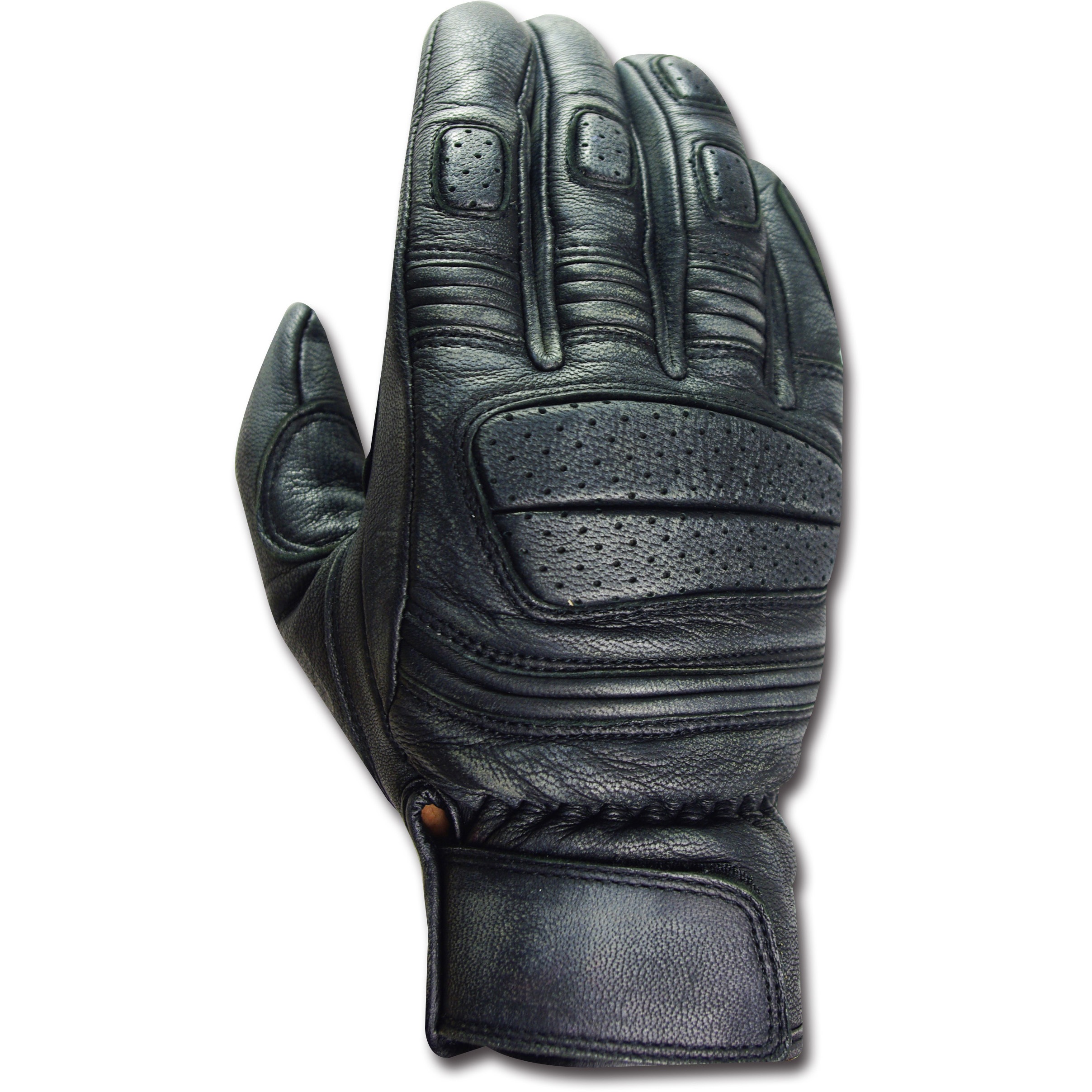 RLG17050-BK-L バイク用 BLACKJACK  レザーグローブ レトロ ブラック RIDEZ(ライズ) 色Black サイズL 1個 RLG17050-BK-L 5,653円