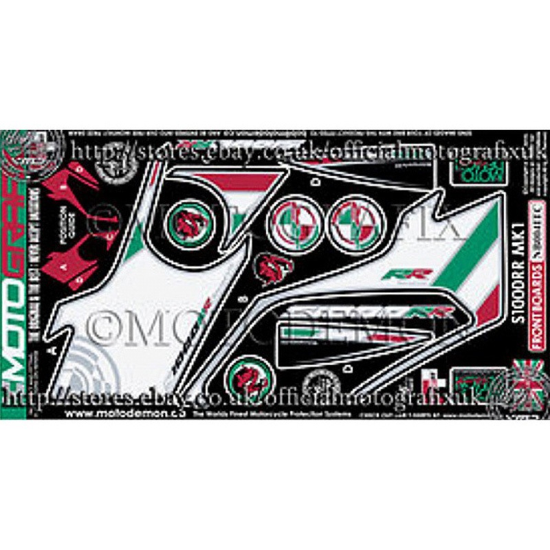 NB004ITC FRONT BODY PAD MOTO GRAFIX (モトグラフィックス) 適合車種BMW S1000RR(09-11)   NB004ITC