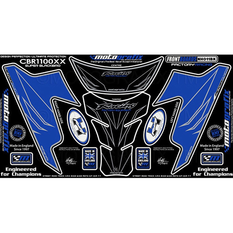 NH011KB FRONT BODY PAD/TANK PAD MOTO GRAFIX (モトグラフィックス) 適合車種HONDA CBR1100XX(97-07)