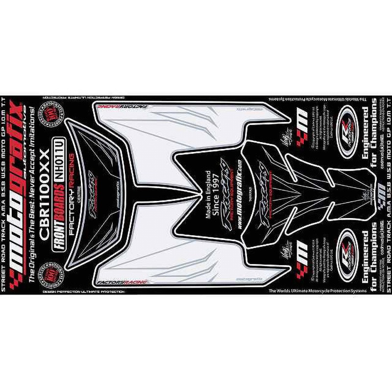 NH011U FRONT BODY PAD/TANK PAD MOTO GRAFIX (モトグラフィックス) 適合車種HONDA CBR1100XX(97-07)