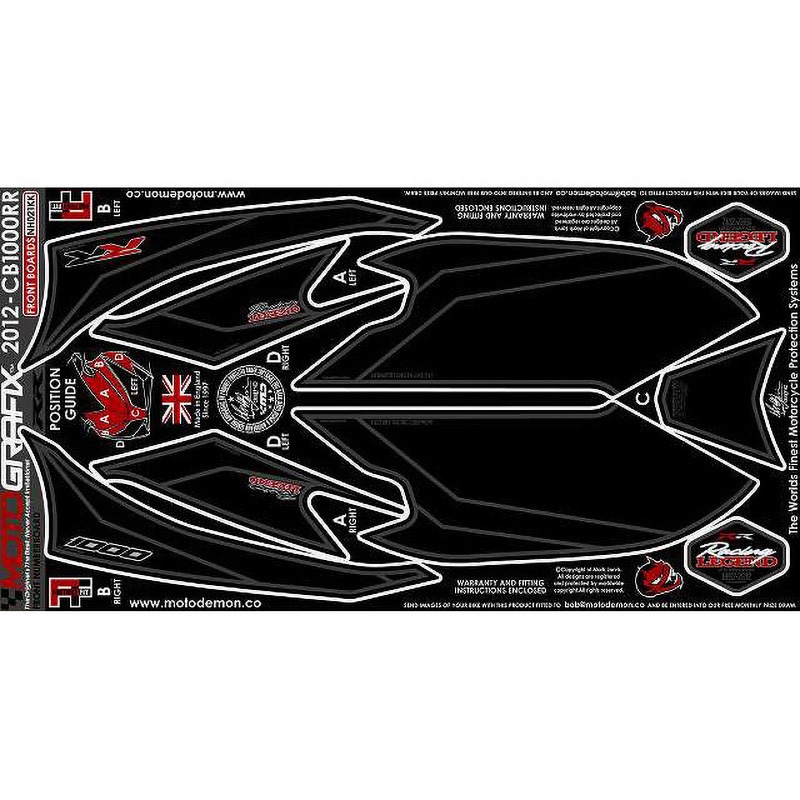 専用ページ　セット NH021KK FRONT BODY PAD MOTO GRAFIX (モトグラフィックス) 適合