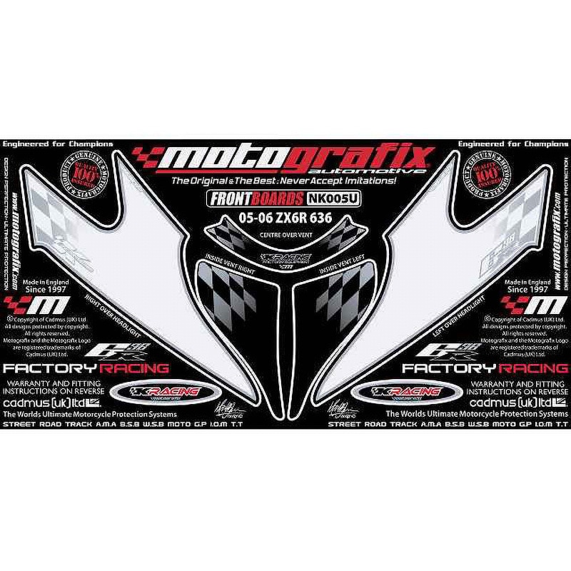 NK005U FRONT BODY PAD MOTO GRAFIX (モトグラフィックス) 適合車種