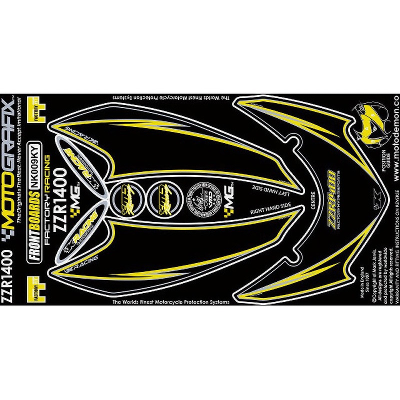 NK009KY FRONT BODY PAD MOTO GRAFIX (モトグラフィックス) 適合車種