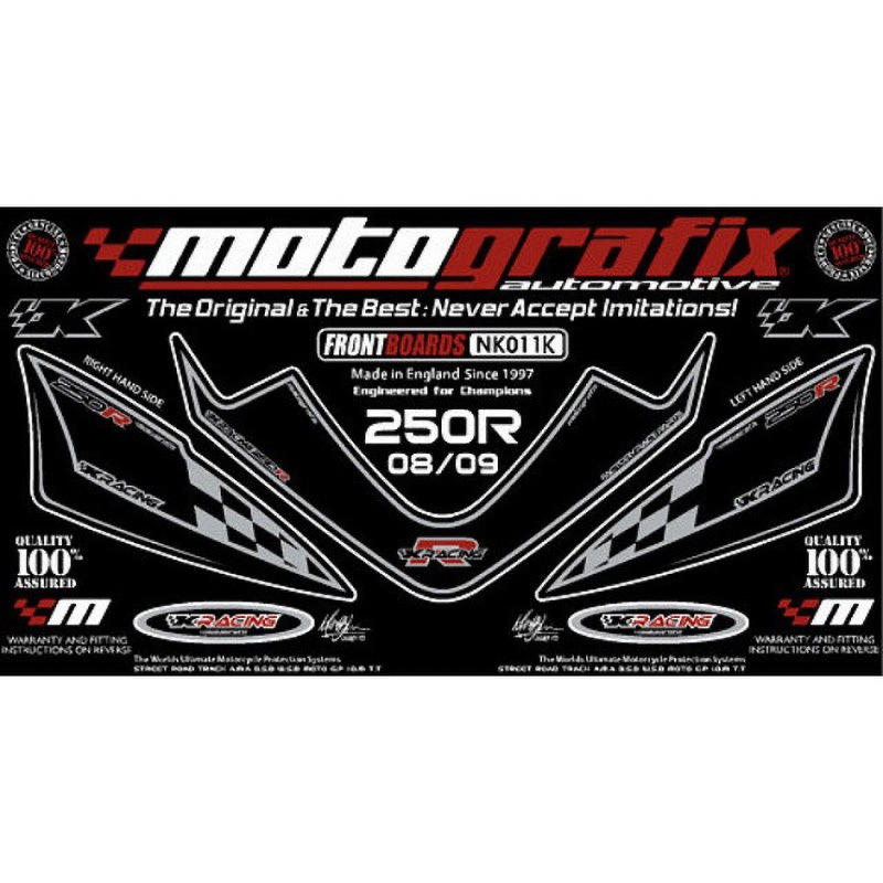 NK011K FRONT BODY PAD MOTO GRAFIX (モトグラフィックス) 適合車種