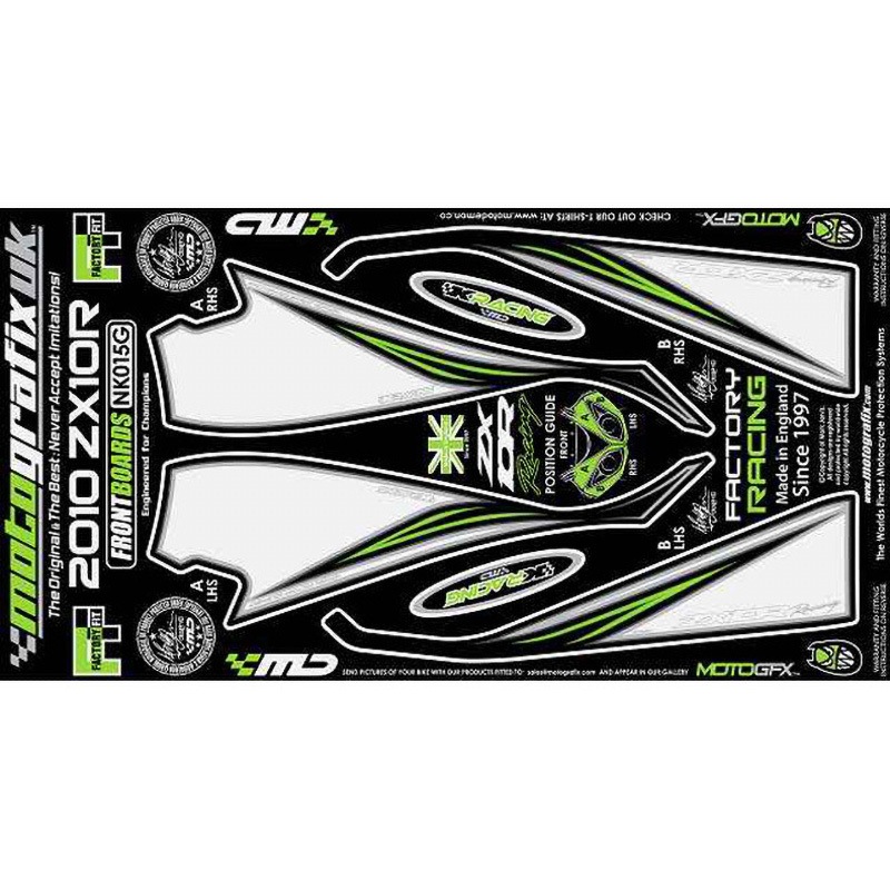 NK015G FRONT BODY PAD MOTO GRAFIX (モトグラフィックス) 適合車種