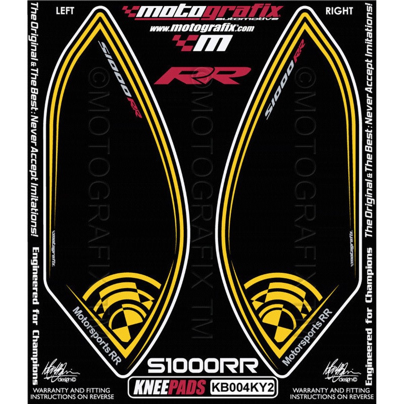 KB004KY2 KNEE BODY PAD MOTO GRAFIX (モトグラフィックス) 適合車種BMW S1000RR(09-11)   KB004KY2