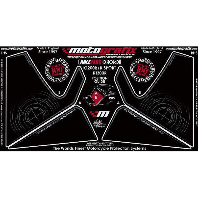 KB005K KNEE BODY PAD MOTO GRAFIX (モトグラフィックス) 適合車種BMW K1200R/R-SPORT(07-)   KB005K 11,684円