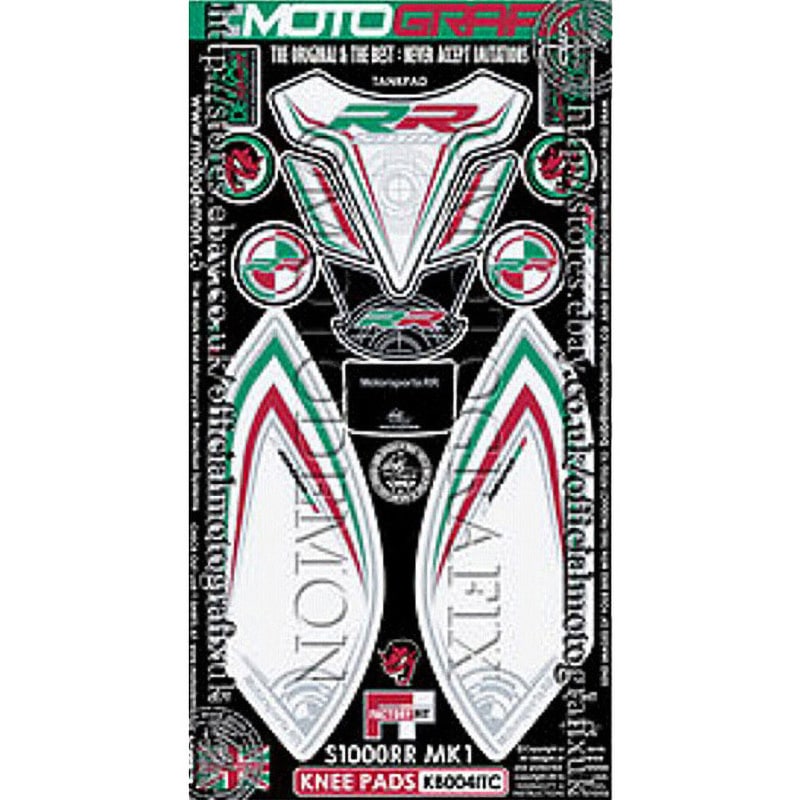 KB004ITC KNEE BODY PAD/TANK PAD MOTO GRAFIX (モトグラフィックス) 適合車種BMW S1000RR(09-11)   KB004ITC
