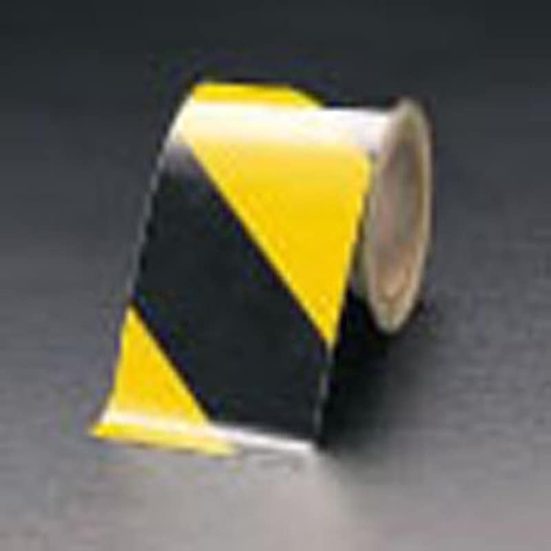 EA983FD-150 150mm 粗面用反射トラテープ[黒/黄] 1個 エスコ 【通販モノタロウ】