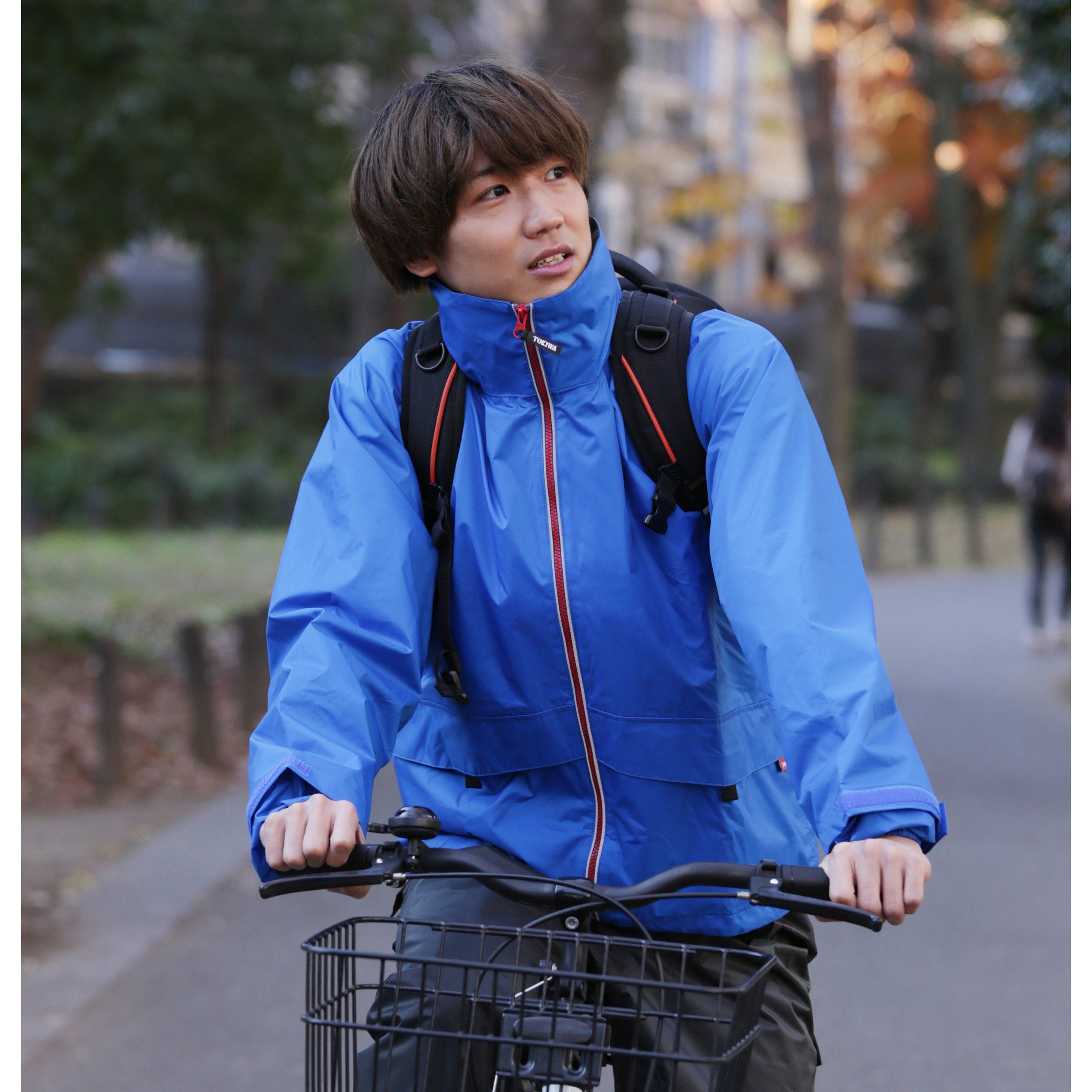 Bloom GORE-TEX レインウェア 青 上着のみ 田中産業 レイン