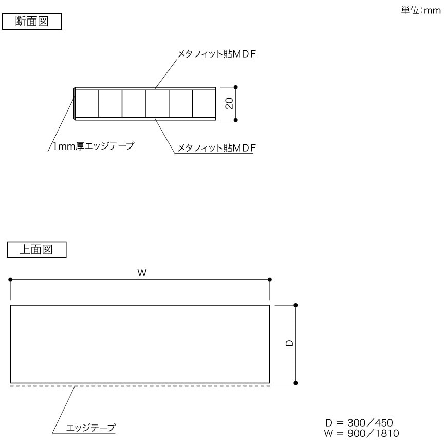 S20-156-SV スタイラルランバー 南海プライウッド 幅1810mm厚さ20mm