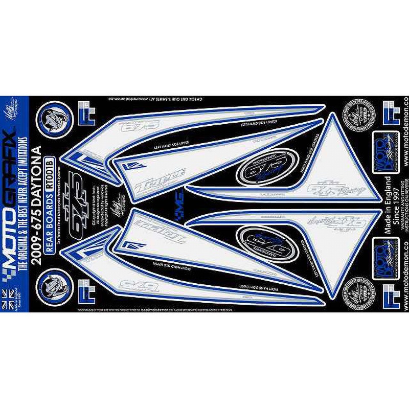 RT001B REAR BODY PAD MOTO GRAFIX (モトグラフィックス) 適合車種TRIUMPH DAYTONA675(09-)   RT001B