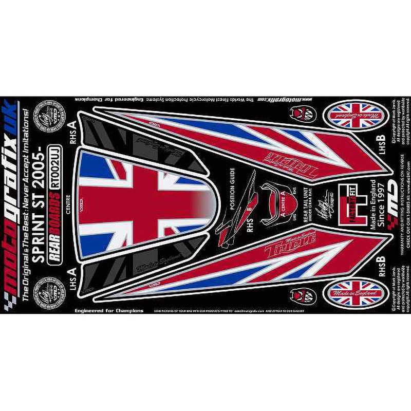 RT002UJ REAR BODY PAD MOTO GRAFIX (モトグラフィックス) 適合車種TRIUMPH SPRINT ST(05-09)   RT002UJ 11,085円