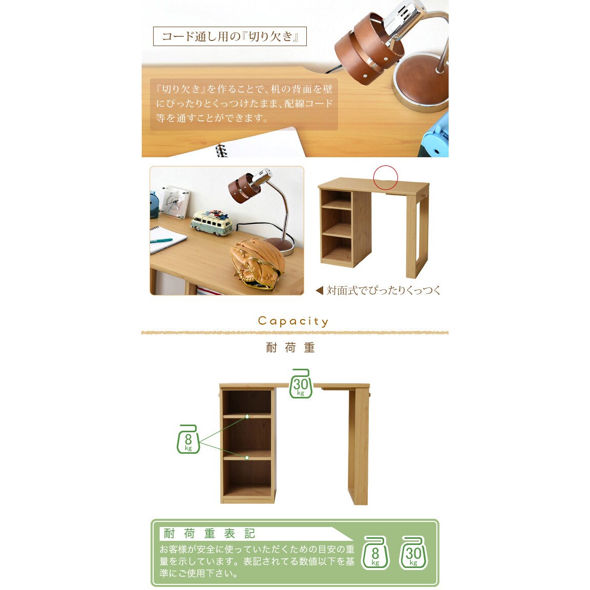 FWD-0001 コンパクトデスク ラックタイプ 学習机 学習デスク