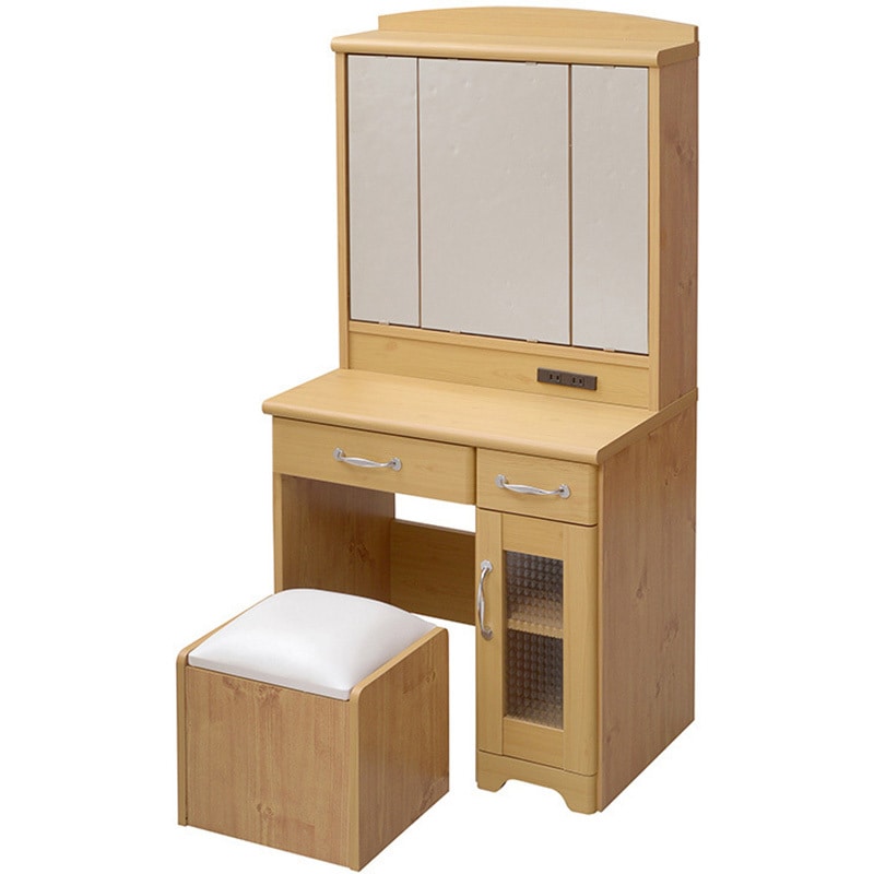 カントリー調ドレッサー&スツール