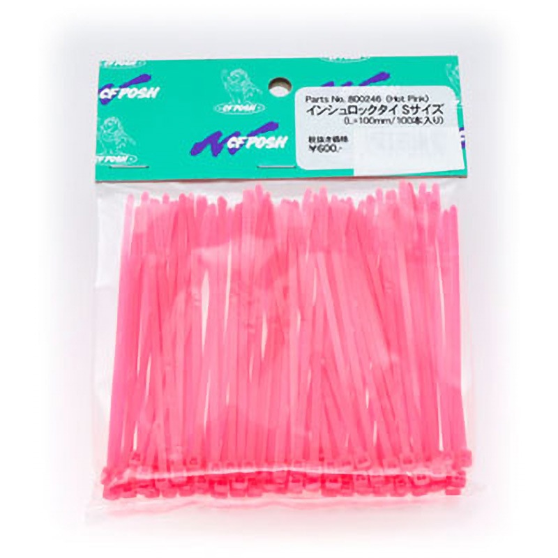800246 インシュロック CF POSH ピンク色 1セット(100本) - 【通販