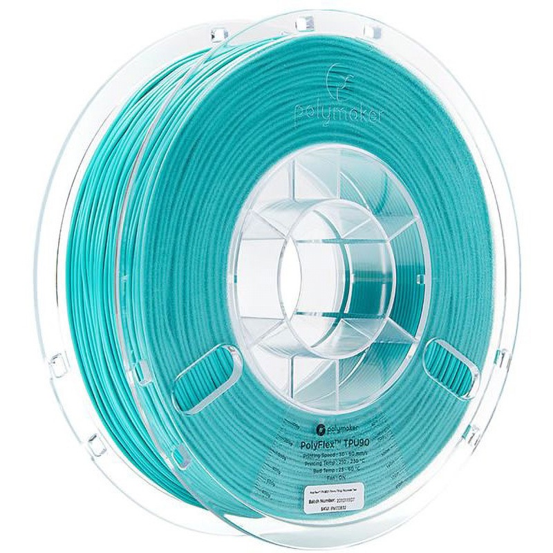 PD02005 PolyFlex TPU90 Polymaker 色Polymaker Teal フィラメント径1.75mm 1個 PD02005