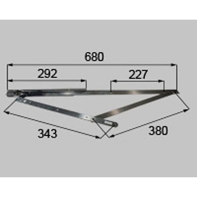 A8AR1053L すべり出しフリクションステー 1個 新日軽(LIXIL) 【通販モノタロウ】