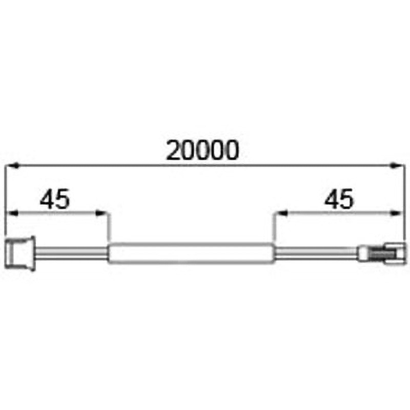 C8EW1065C センサーケーブル(20m) 1個 新日軽(LIXIL) 【通販モノタロウ】 12,305円