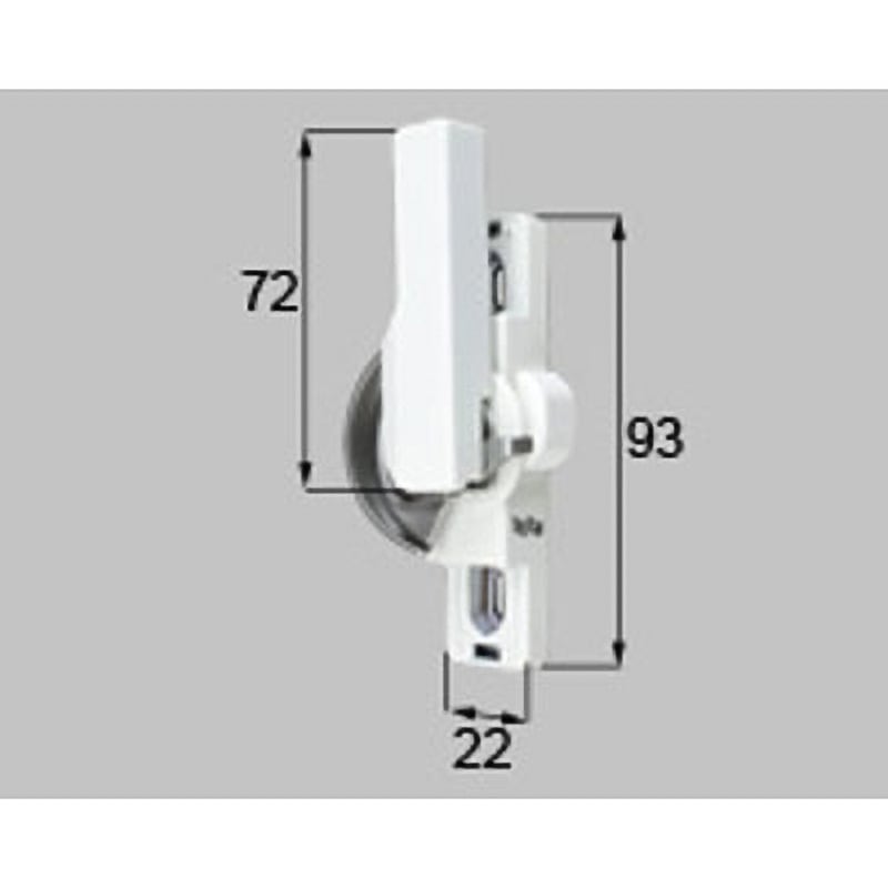 F-02L-BXJM クレセント中セット(防火) L TOSTEM(LIXIL) L(左)勝手用 プレシャスホワイト色   F-02L-BXJM