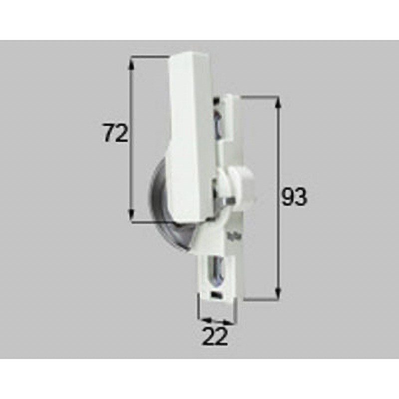 W-02L-BXJM クレセント中セット(防火) L TOSTEM(LIXIL) L(左)勝手用 ホワイト色   W-02L-BXJM