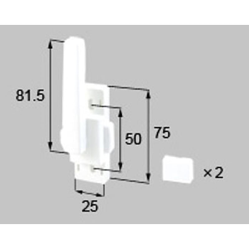 HAKEY62R クレセント(*AKEY62) 新日軽(LIXIL) ホワイト色 5,308円