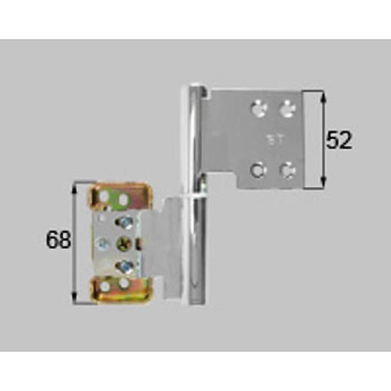 BG-0001R-MATM ドア丁番セット(*-0001R-MATM) TOSTEM(LIXIL) R(右)勝手 クローム色